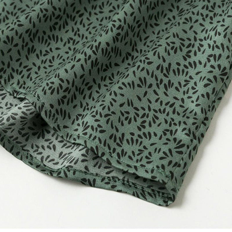 Printed trad midi dress