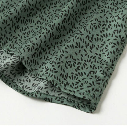 Printed trad midi dress