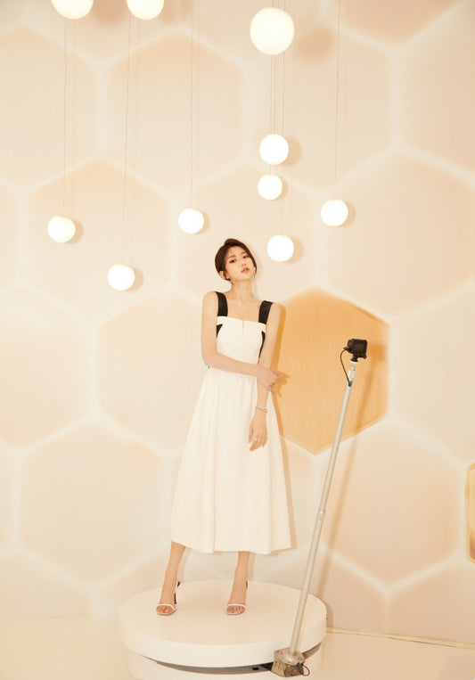 Mini French Dress Midi Party White Dress