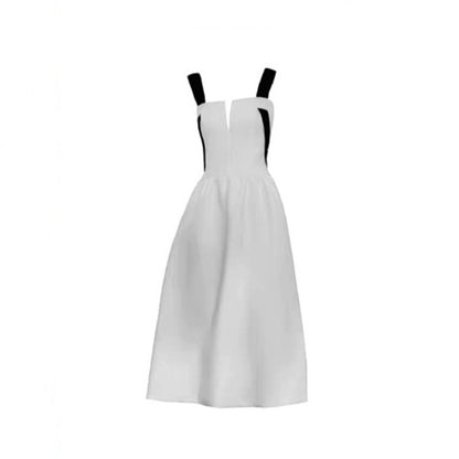 Mini French Dress Midi Party White Dress