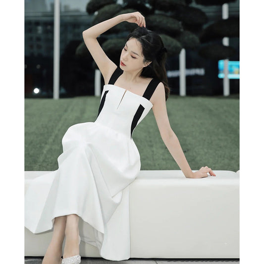 Mini French Dress Midi Party White Dress